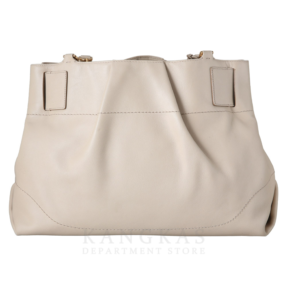 FERRAGAMO(USED)페레가모 간치니 버클 체인 토트백